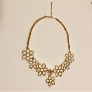 Floral statement necklace